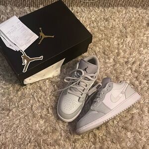 Grey Camo Jordon Lows